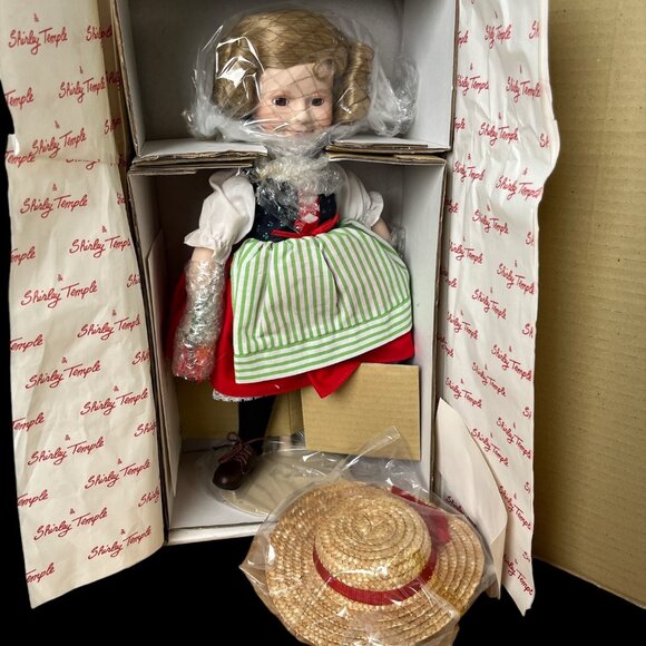 Shirley Temple Dolls Of The Silver Screen Collectible Doll 14" W/Stand New/Box - Picture 1 of 5